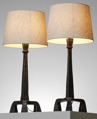 COLLECTION 6 - WROUGH IRON TABLE LAMP